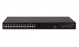 H3C S3100V3-28TP-EI交换机(L2以太网交换机,支持16个10/100Base-TX以太网端口，8个10/100/1000Base-T以太网端口，4个1000Base-X SFP端口)