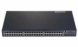 H3C S5130S-52S-SI交换机 LS-5130S-52S-SI(L2以太网交换机主机,支持48个10/100/1000BASE-T电口,4个1G/10G BASE-X SFP+端口,支持AC)