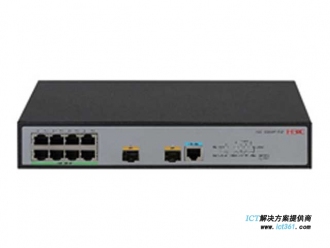 H3C S5008PV5-EI交换机 LS-5008PV5-EI(L2以太网交换机主机,支持8个10/100/1000BASE-T电口,支持2个100/1000BASE-X SFP端口,支持AC)