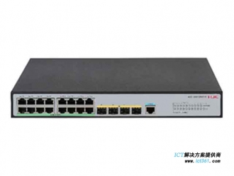 H3C LS-5016PV5-EI交换机 S5016PV5-EI(L2以太网交换机主机,支持16个10/100/1000BASE-T电口,支持4个1000BASE-X SFP端口,支持AC)