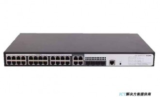H3C LS-WS5820-28TP-POE-WiNet交换机 WS5820-28TP-POE-WiNet L2以太网交换机主机,支持24个10/100/1000BASE-T PoE+电口(AC 370W,DC 740W),支持4个100/1000BASE-X SFP端口,支持4个GE Combo口