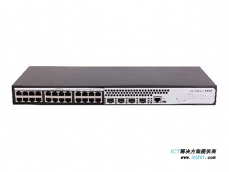 H3C LS-WS5820-28X-POE-WiNet交换机 WS5820-28X-POE-WiNet L2以太网交换机主机,支持24个10/100/1000BASE-T PoE+电口(AC 370W,DC 740W),4个100/1000BASE-X SFP Combo口,4个1G/10G BASE-X SFP+端口