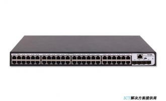 H3C WS5820-52TP-WiNet交换机 L2以太网交换机主机,支持48个10/100/1000Base-T电口,2个GE Combo电口,2个100/1000Base-X SFP端口,2个1000Base-X SFP端口