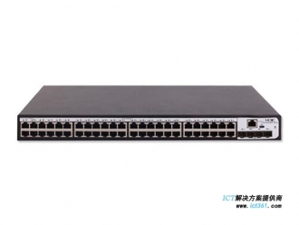 H3C LS-WS5820-52TP-WiNet交换机 WS5820-52TP-WiNet L2以太网交换机主机,支持48个10/100/1000Base-T电口,2个GE Combo电口,2个100/1000Base-X SFP端口,2个1000Base-X SFP端口