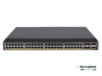H3C LS-5850-54QS交换机 S5850-54QS L3以太网交换机主机,支持48个10/100/1000Base-T端口,4个1G/10GBase-X SFP Plus端口,2个40G QSFP Plus端口