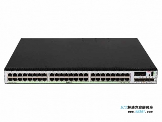 华三LS-5590-48T4XC-HI交换机 (H3C S5590-48T4XC-HI L3以太网交换机主机,支持48个10/100/1000Base-T端口,4个1G/10GBase-X SFP Plus端口,支持2个Slot)