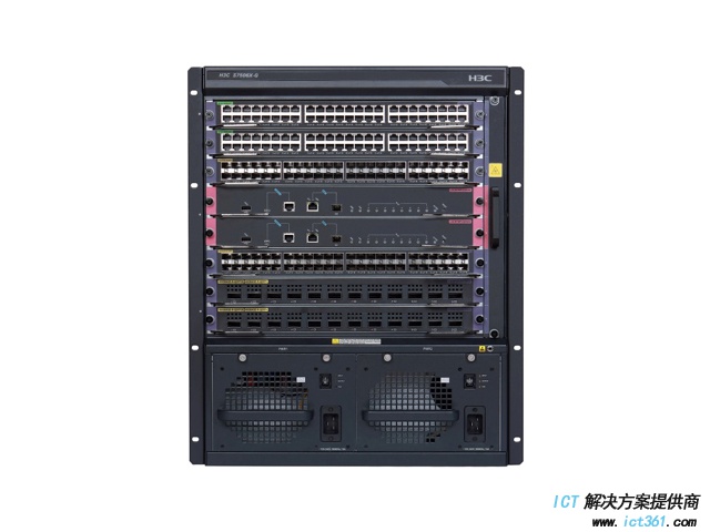 H3C S7506E交换机 S7506E-NP-组合配置-(主机+双主控(MPUB)) 高端多业务路由交换机