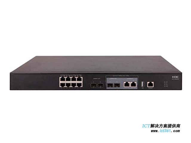 H3C EWP-WX3010H无线控制器 WX3010H 12端口千兆(8 PoE Plus+2 SFP+2 SFP Combo) 无线AC