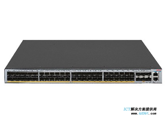 华三H3C S5500V3-54F-DP-SI交换机 LS-5500V3-54F-DP-SI L3以太网交换机主机,支持48个1000BASE-X SFP端口,支持6个1G/10G BASE-X SFP Plus端口,AC