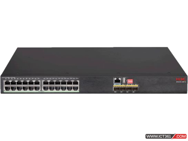 华三H3C IE4320-28P-S工业交换机 LS-IE4320-28P-S H3C IE4320-28P-S L2工业以太网交换机主机,支持24个10/100/1000BASE-T电口,支持4个1000BASE-X SFP端口,(100-240VAC) 