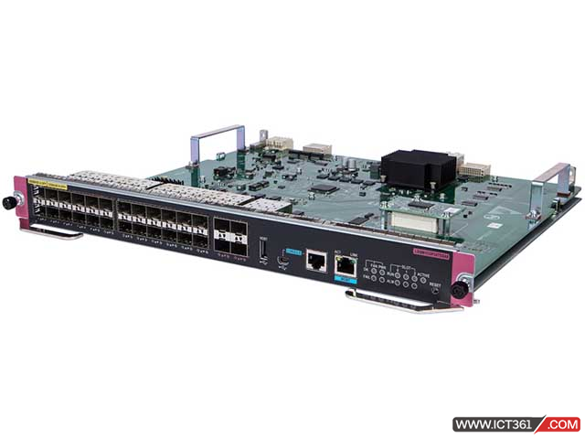 华三H3C LSQM1CGP24TSSA8交换路由引擎 H3C S7003E交换路由引擎模块,24端口千兆以太网光接口(SFP,LC)+4端口万兆以太网光接口(SFP+,LC)(SA)