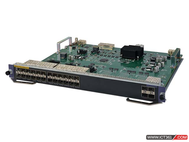 华三H3C LSQM2GP24TSSC0业务板卡 24端口千兆以太网光口(SFP,LC)+4端口万兆以太网光接口模块(SFP+,LC)