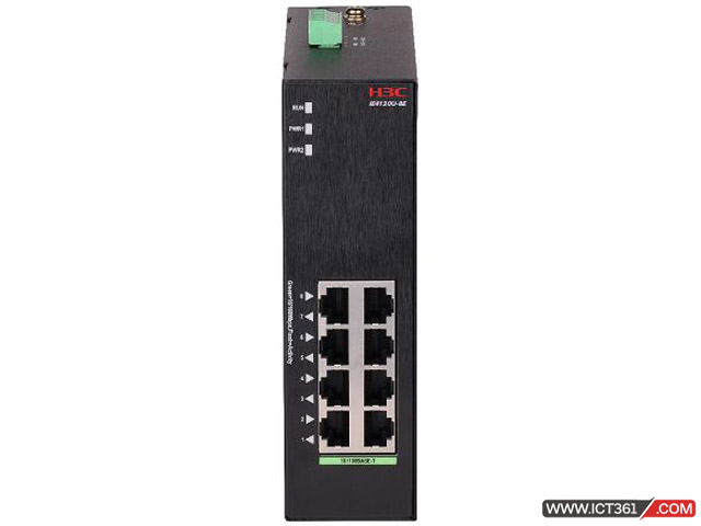 华三H3C IE4120U-8E工业交换机 LS-IE4120U-8E H3C IE4120U-8E L2工业以太网交换机主机,支持8个10/100BASE-T电口,(DC)