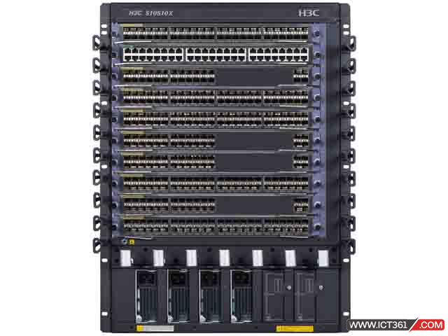 华三H3C S10510X交换机 LS-10510X核心交换机 H3C S10510X以太网交换机主机